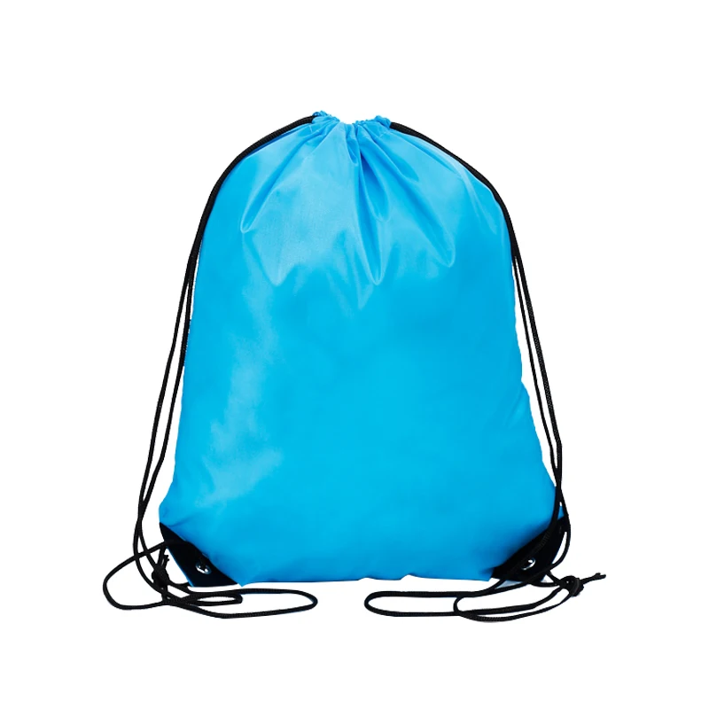 Wholesale Customized Promotional Polyester Nylon Drawstring Shop And Backpack Draw String Bags
