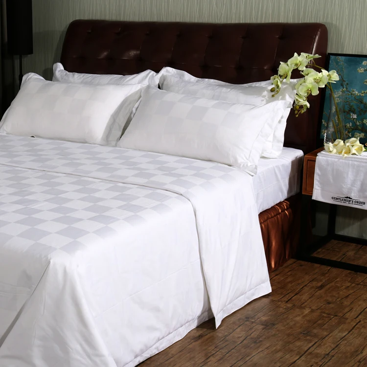 9 см жаккардовая белая простыня из хлопчатобумажной ткани