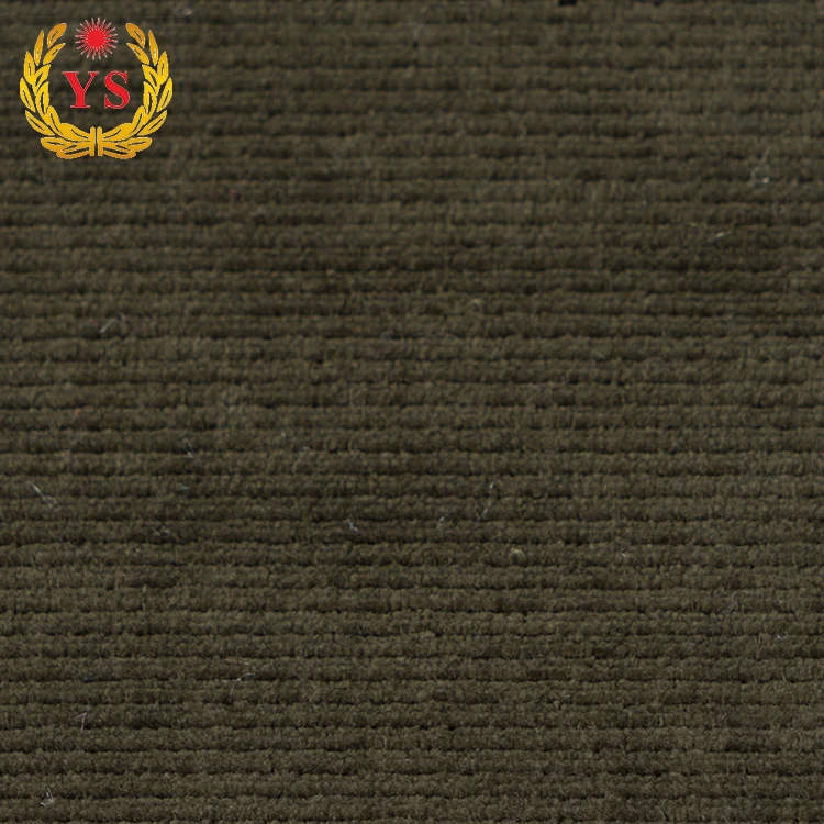 
High quality solid 92% polyester 8% spandex knitted dress corduroy fabric 