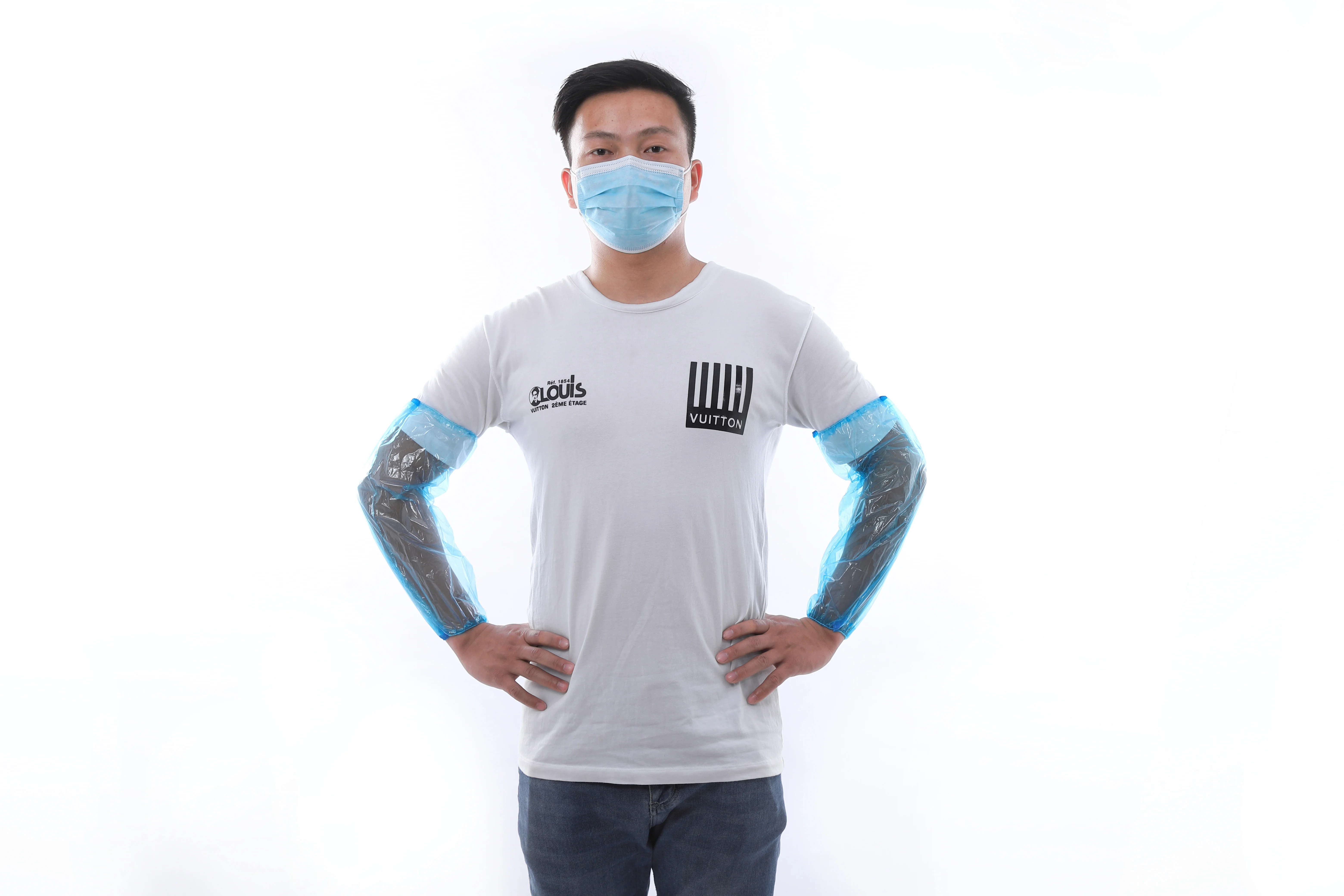 high quality by machine produces plastic oversleeve for CPE waterproof work and home