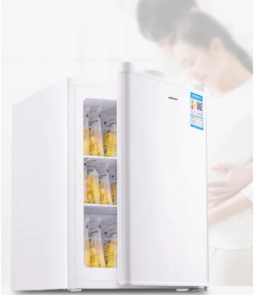 BD-106 106L Frozen breast milk quick-freeze for home convenience 7 stalls adjustable single door small vertical refrigerator