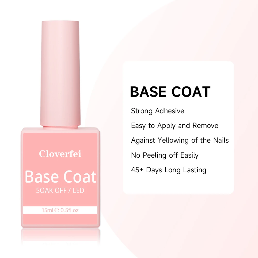 Professional Rubber Base Coat And Top Coat Gel Hema Free Rubber Base Gel