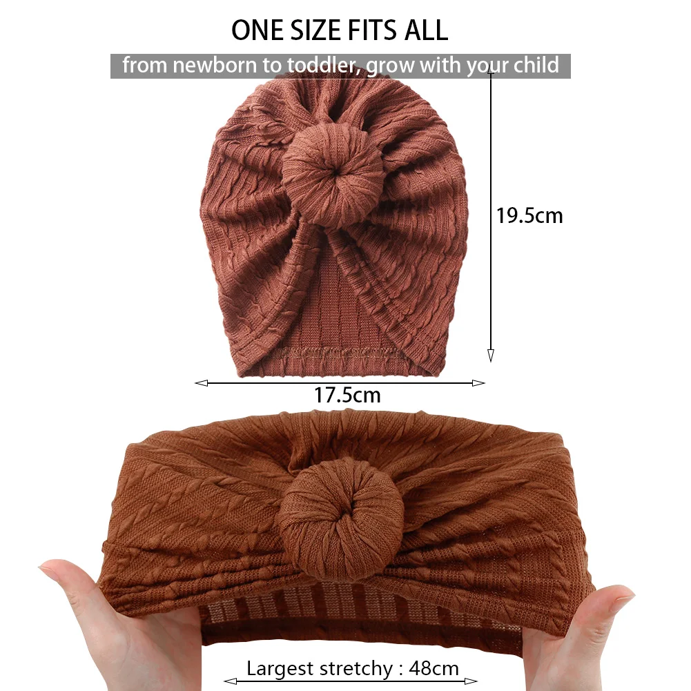 Muslin Organic Bamboo Cotton Breathable Soft Baby Bedding Blanket Baby Swaddle Wrap With Baby Headband Turban Hat