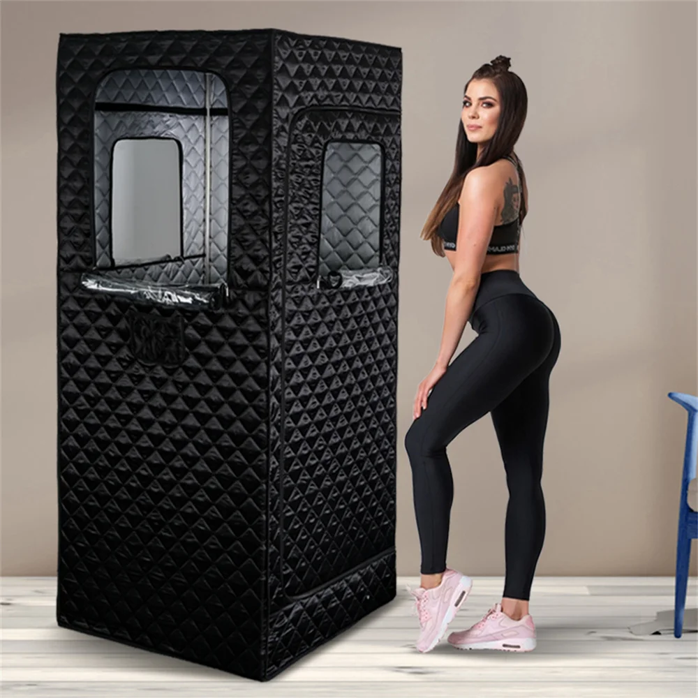 Home Use Full Body Sauna Steam Tent Sauna Room Weight Loss Detox Relieve Stress Indoor Full Body Steam Suna Tent
