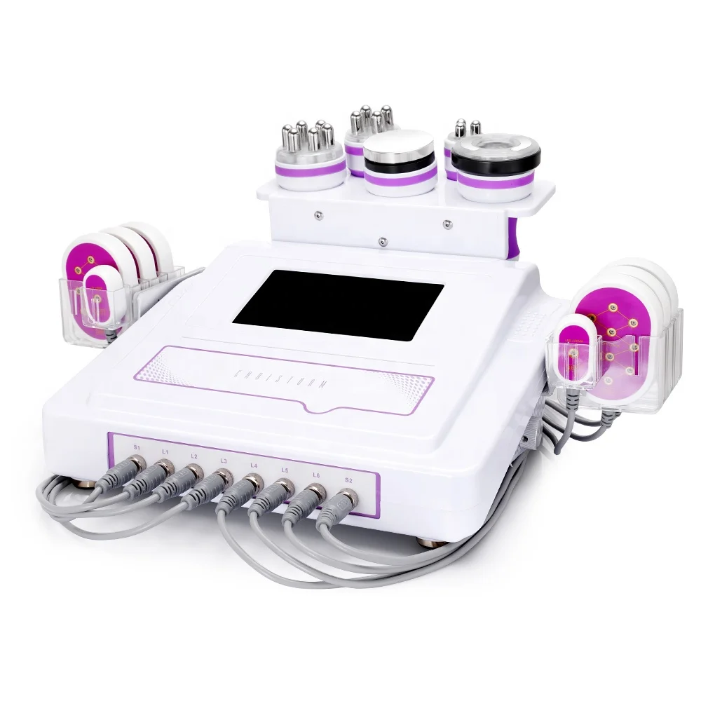 Henco beauty 30khz cavitation 2.5 rf lipolaser fat loss body slimming machine