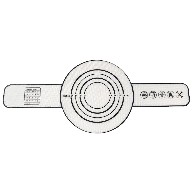 Factory Wholesale Baking Pad Thickened Long Handle Sling Dutch Pot Pad with Silicone Fiberglass Nonstick Property