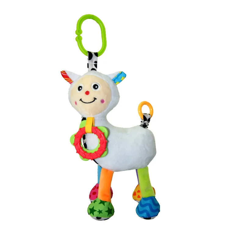 Babyfans baby stuffed  toys  plush sheep animals for kids music toys