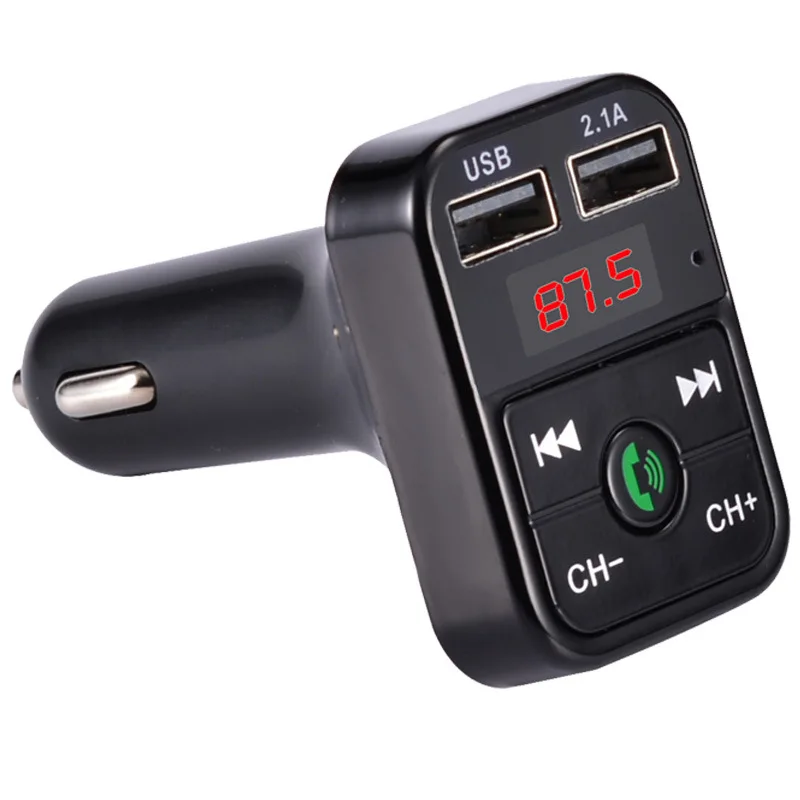  Автомобильный беспроводной аудио-приемник с функцией громкой связи mp3-плеер 2 1 А быстрое зарядное устройство двойным USB BT
