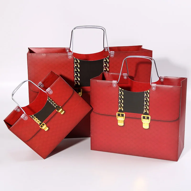 Factory Price good quality custom Logo and color Printed logo packaging paper bag With Handle for clothing and shopping