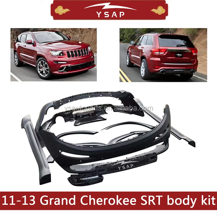 Новый дизайн SRT8 темно-синяя юбка-тюнинг-пакет для Grand Cherokee 2011-2013 2014-2016 2017-2020 лучшее качество подтяжки лица