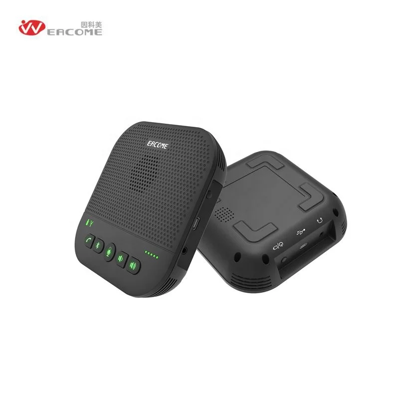 Conference Speakerphone Professional Omnidirectional Microphone Audio System With Wireless USB for Video Calling Meeting Office