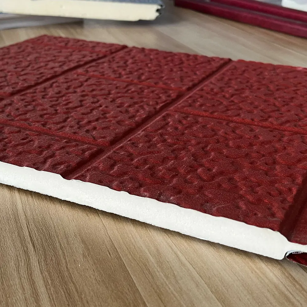 Factory price PU polyurethane sandwich wall panel exterior wall decoration panels fireproof insulation metal sheet