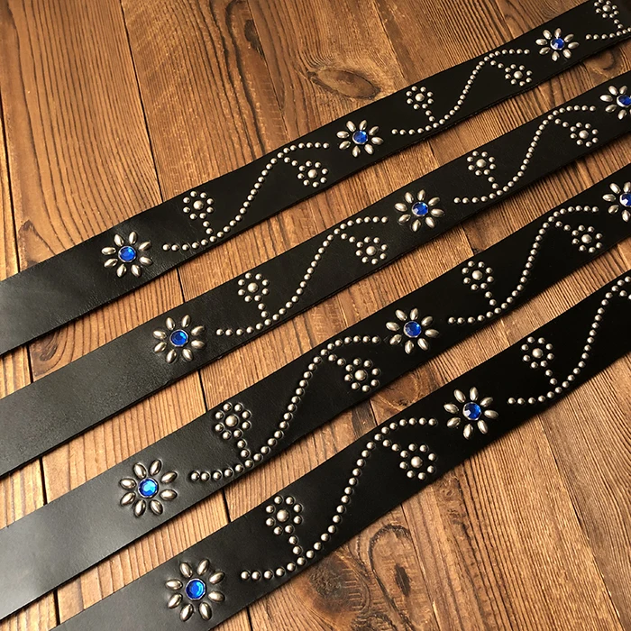 Men Top Super Quality First Layer Cowhide Leather Stainless Steel Buckle Retro Style Casual Trendy Stylish Thickening Belt