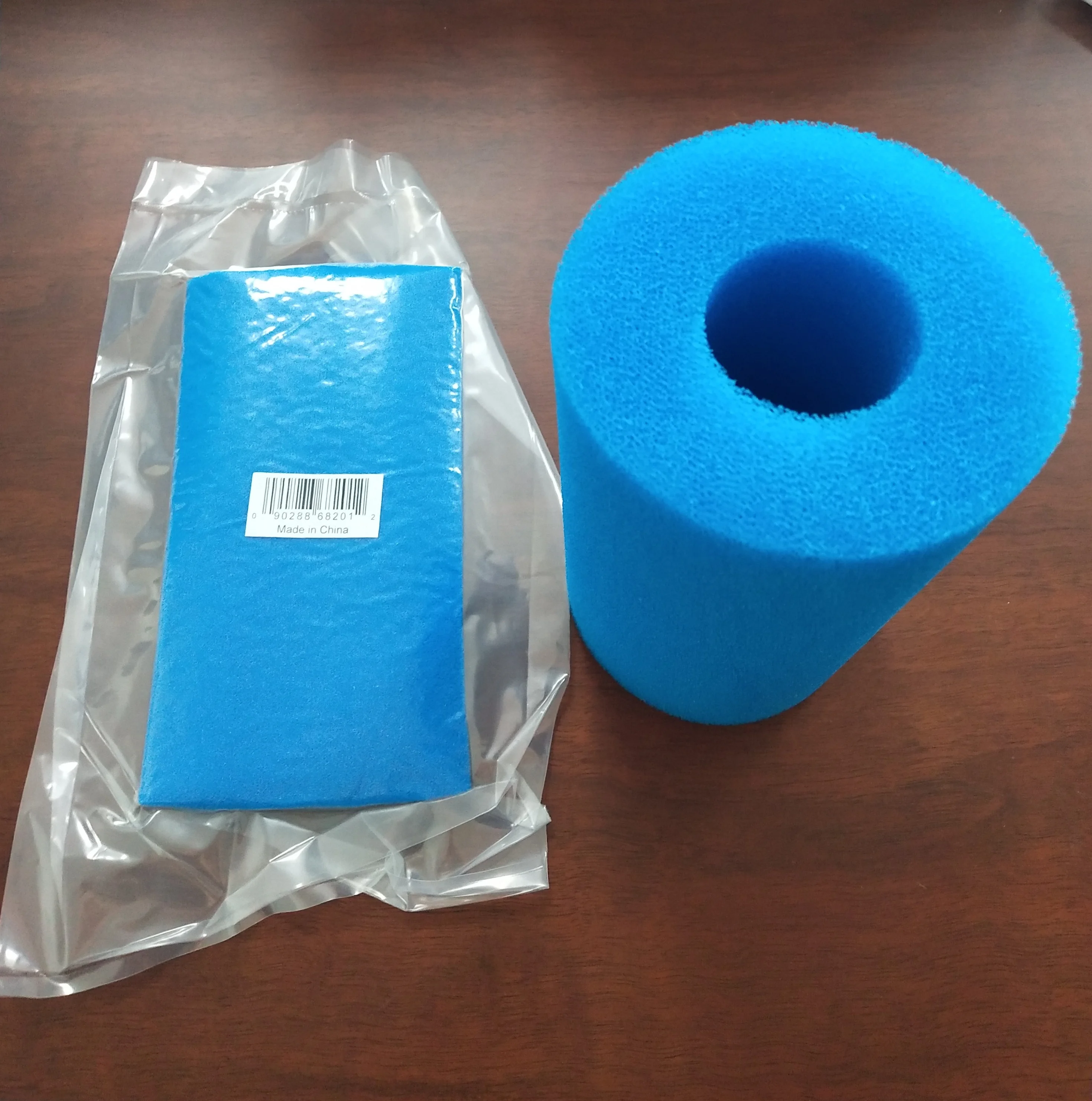 Swimming Pool Filter Foam Cartridge for Type A, Reusable Washable Filter Sponge Cleaner for Pool, Compatible with Intex Type A