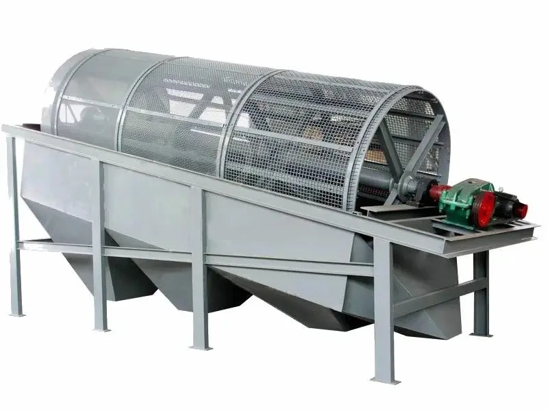 Industrial rotating trommel screen rotary large trommel screen shaftless for sale