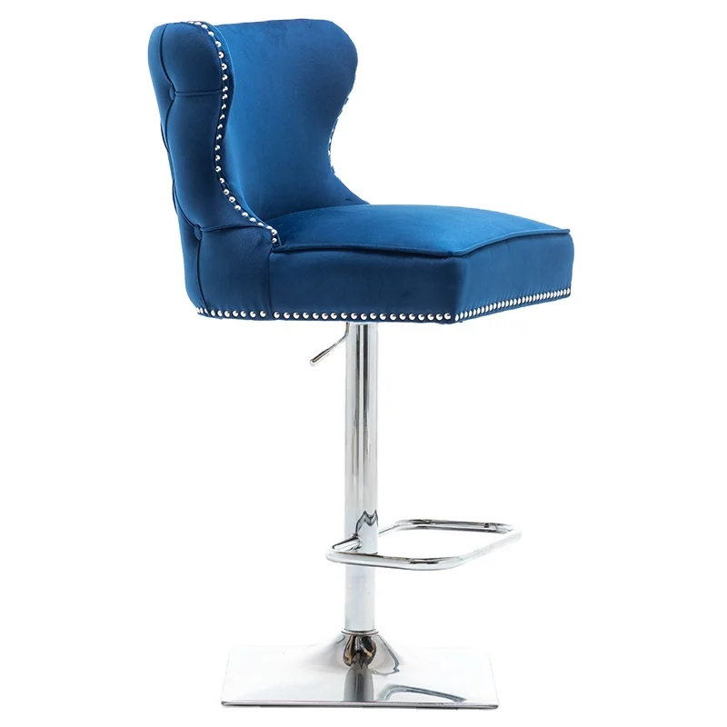 Бархатная Женская танцевальная обувь с мягкой обивкой поворотный барный стул с регулировкой по высоте, барная стойка стула с высокими стульями