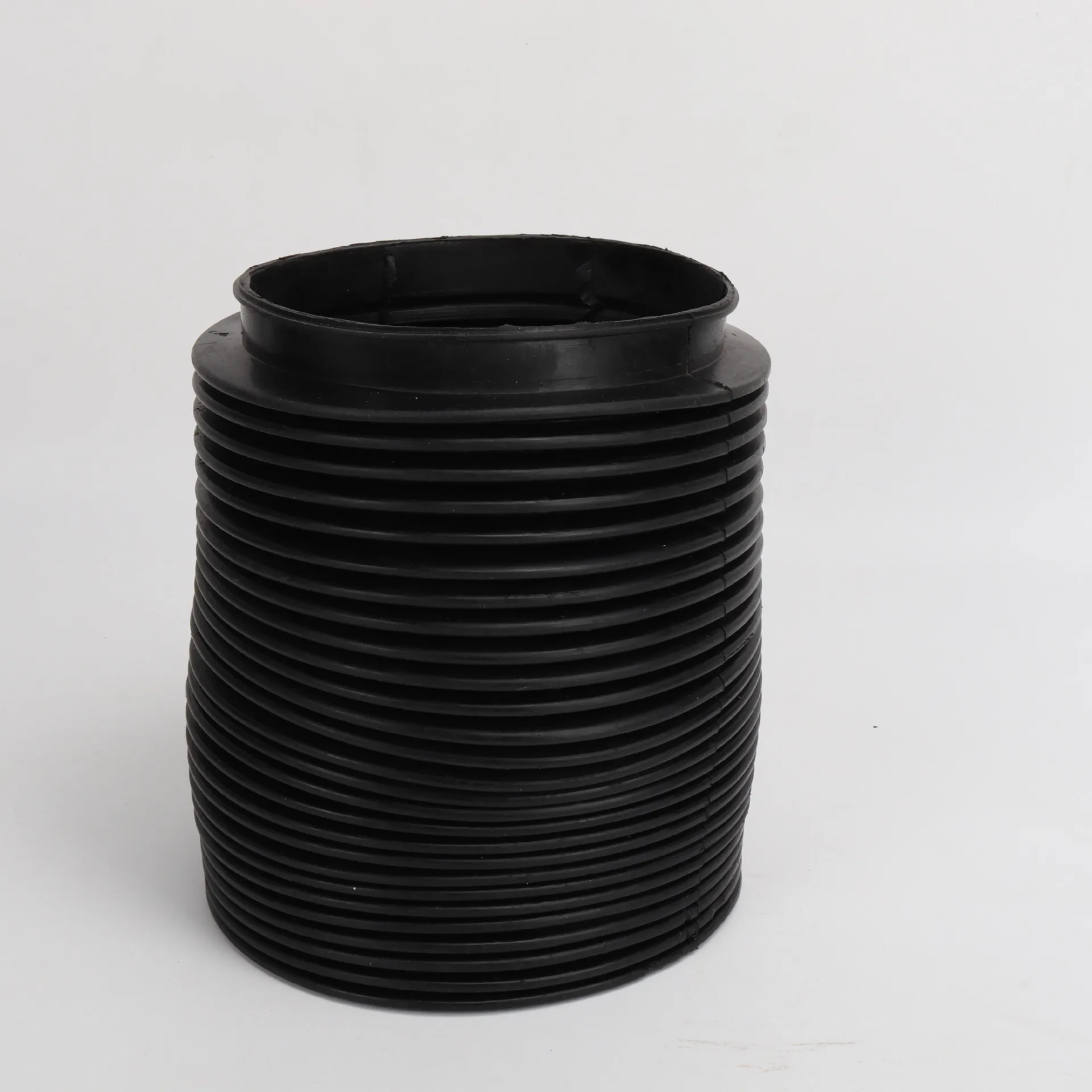 customized flexible accordion thread rod rubber cylinder type dustproof protective bellows covers for hydraulic cylinder