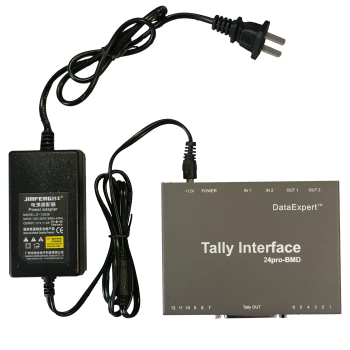 Hot Sales High Quality Professional Accurate 24pro Tally Interface 12ch for Camera Company and Director