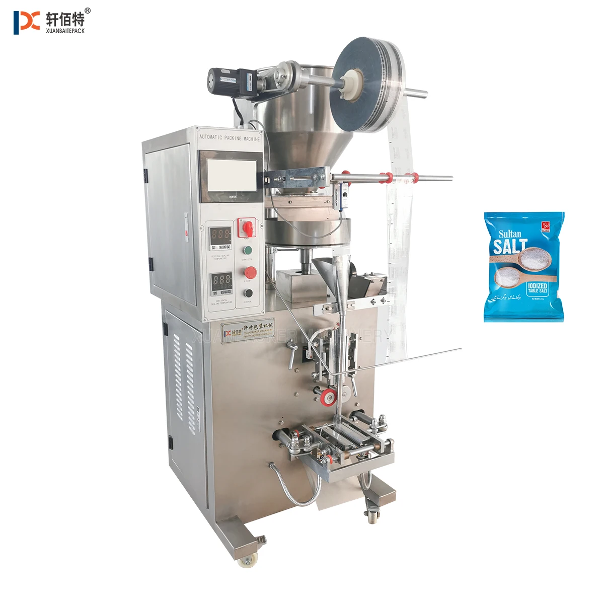 Automatic snack popcorn cashew nuts seeds beans peanut small grain packing machine
