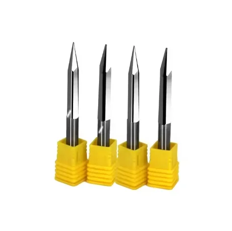 Double-flute straight cutter CNC Taper Carving knife for Density board/solid wood board