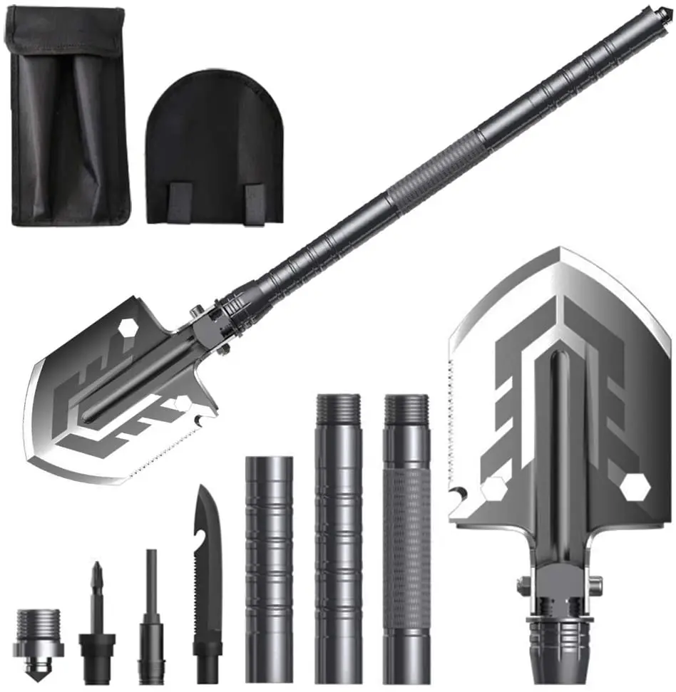 
Ultimate Survival Tool Folding Shovel Military Tactical Shovel Portable Camping Shovel for Outdoor Survival Hiking Hunting 