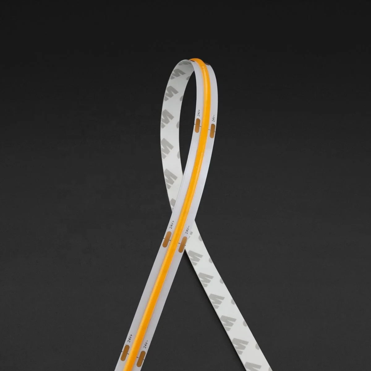 Настраиваемые полосы Cob тонкая светодиодная полоса 5 мм COB 384 светодиодов/м мягкая гибкая световая 12 В/24 В постоянного тока Теплый Холодный белый свет светодиодные Dotfree