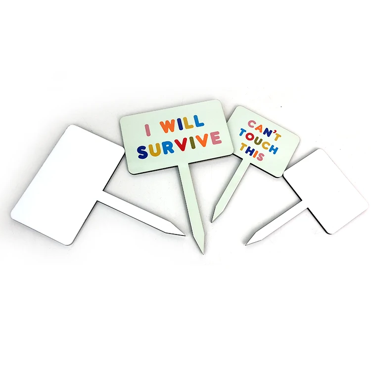Blank MDF sublimation door hanger plaque dye sublimation blanks sign
