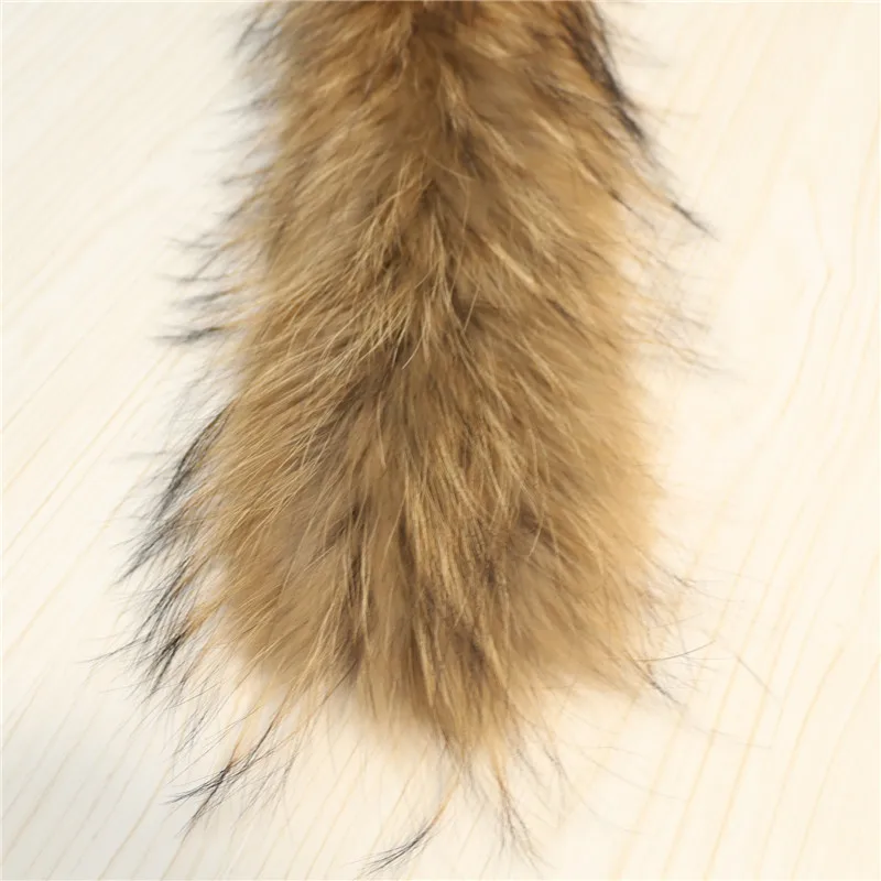 
DIY Clothing Hood Trim Real Fox Fur Trimming Raccoon Fur Strips 
