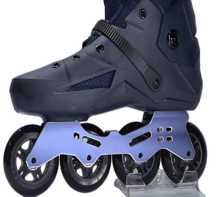 YSMLE Adults Men Women Beginner Professional Outdoor Sport Unadjustability size ALU Chassis 4 PU wheels Inline skates