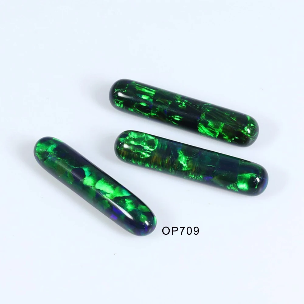 Orange Created Opal Columns Heat Resistant Resin Free Semi-Transparent Cylinders Galaxy Opal Compatible with COE33 Glass
