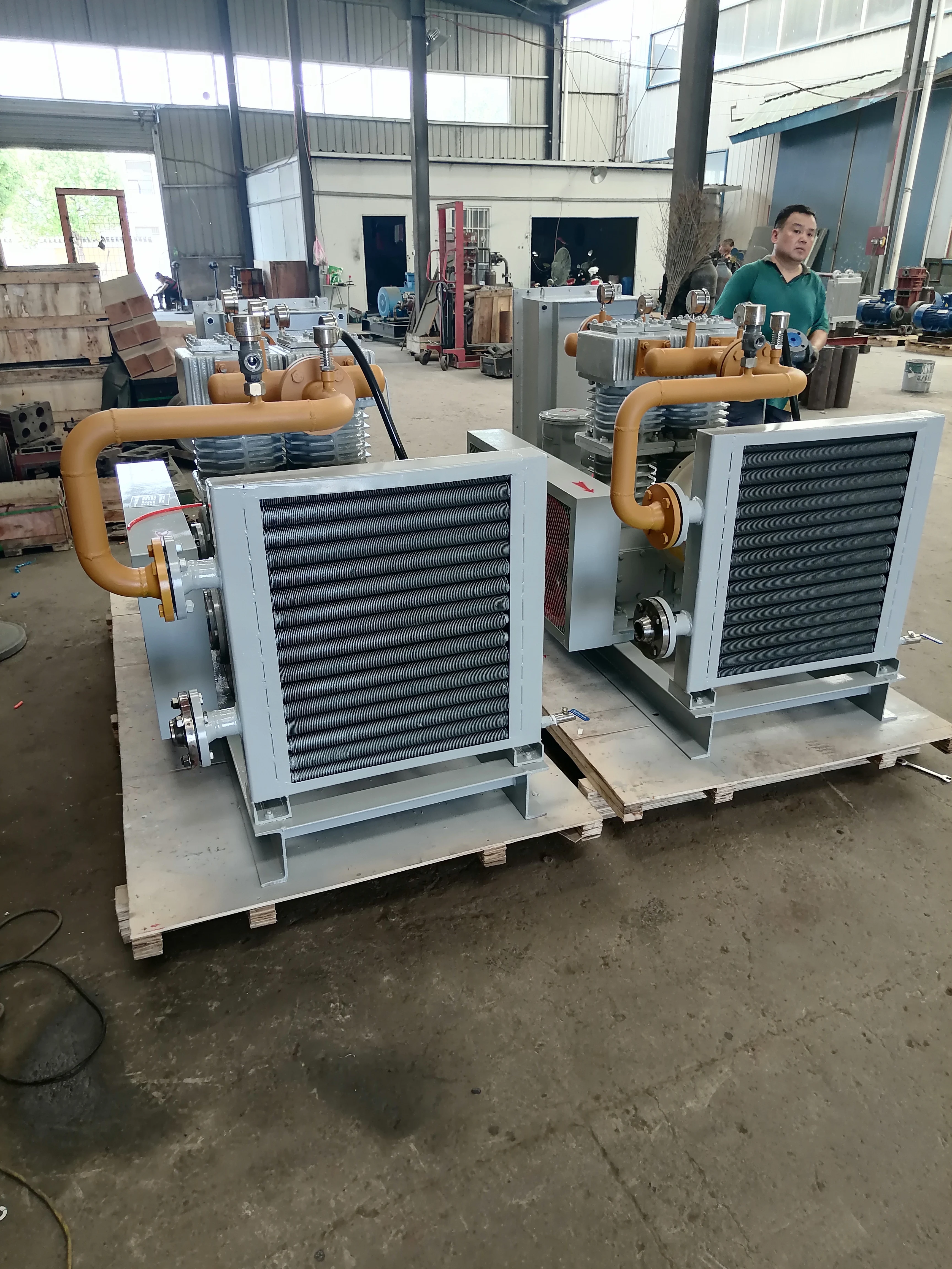 High Performance Reciprocating Oil-free Natural Gas CNG Piston Compressor For CNG Filling Station