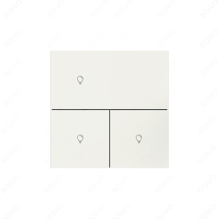 SQIVO New 1/2/3/4 Gang Smart Switch Wifi/Zigbee Tuya Smart Voice Control