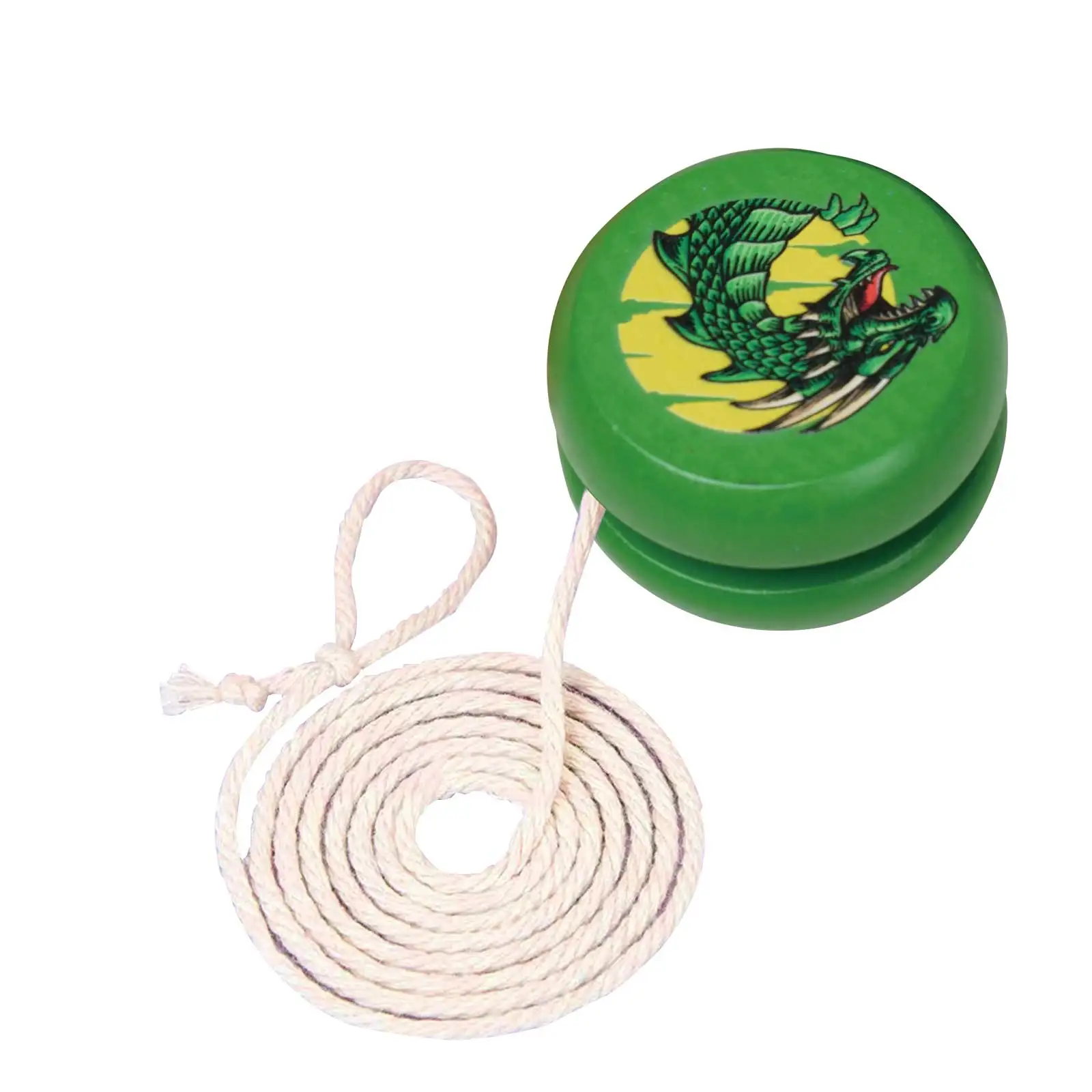 Mini 5x5 CM Classic Yoyo Ball Toys Customized Cartoon Animal Wooden Yoyo Toys for Kids