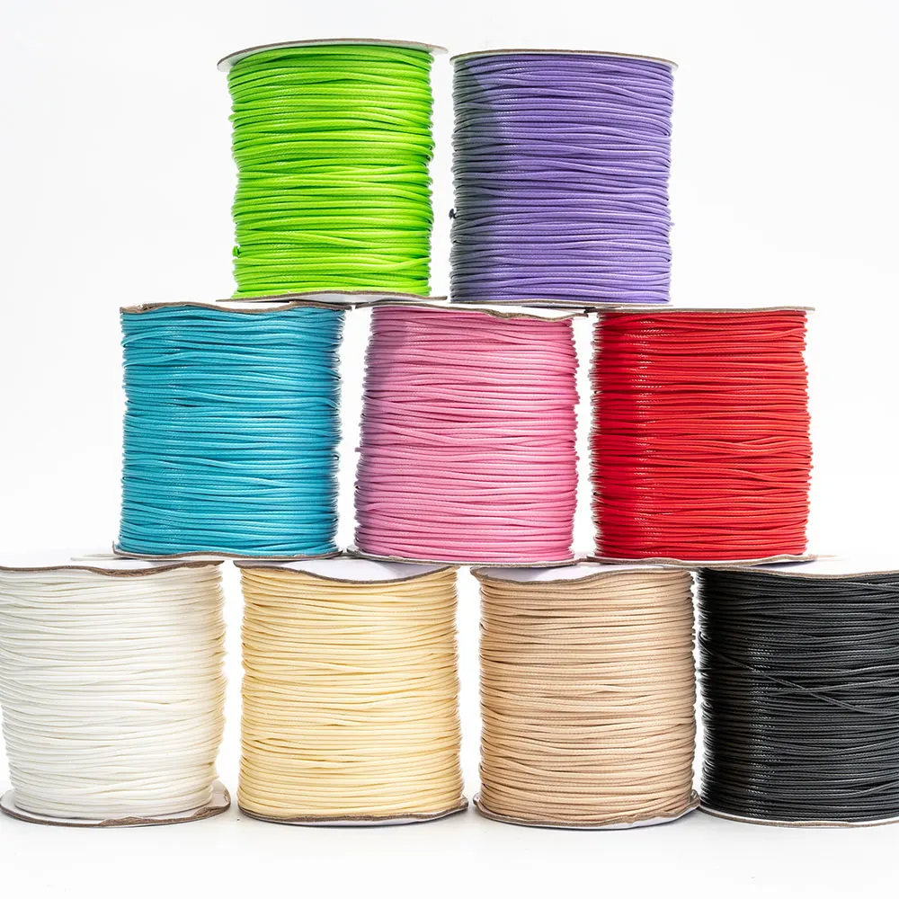 2mm 80meters/roll Ready Stock Wholesale Multi color Round Faux Suede Leather Beading String Rope Cord for Necklace Bracelet DIY