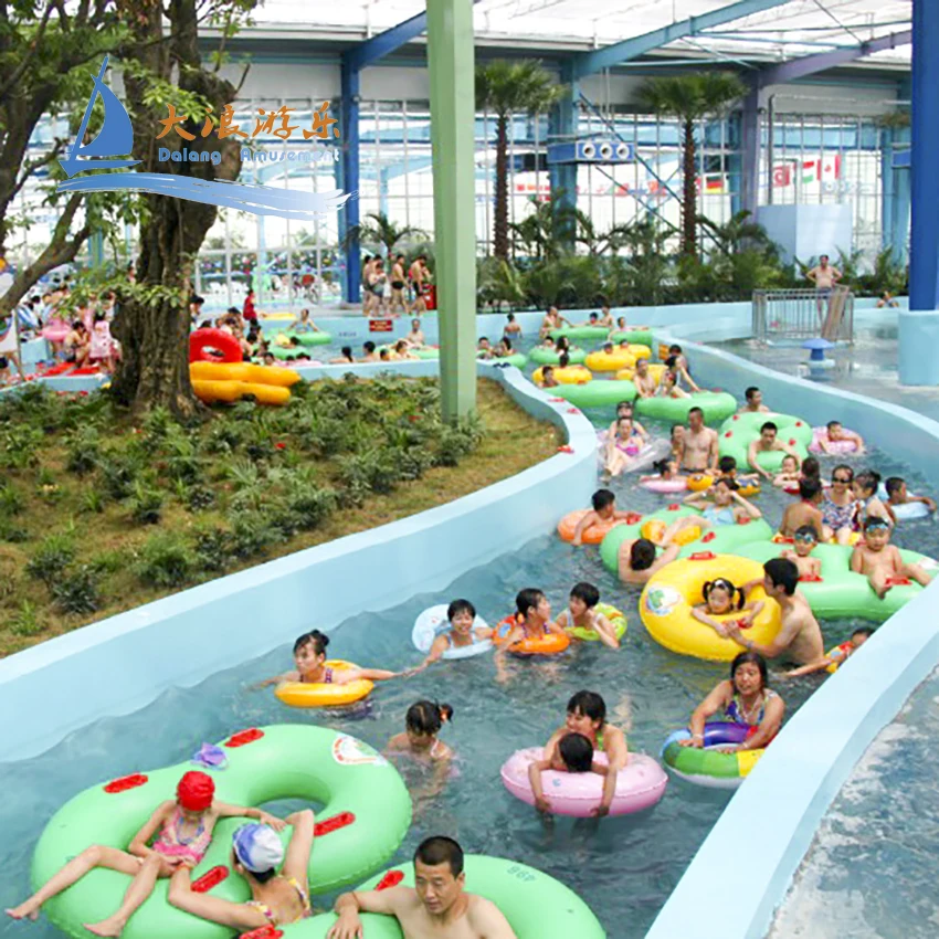 Water Park Lazy River Hotel Resort with Water Park Lazy river make funny for family on alibaba for sale