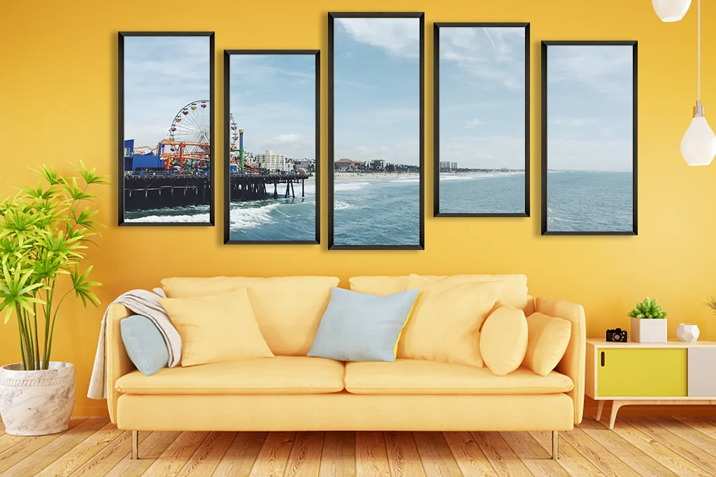 landscape paintings on canvas Home decor paintings movie poster materials metal wall art seascape paintings Modern style