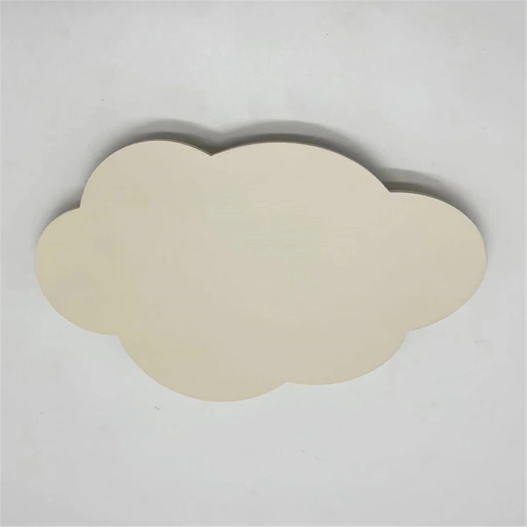 Rustic Home Baby Kids Room Decoration Handmade Wall Hanging Cloud Shape Night Light