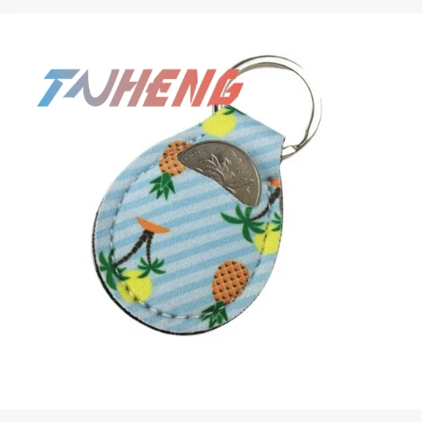 Neoprene Custom Logo  Floating Key Chain Holder Cheap Key Ring Holder No Minimum Floating Keychain