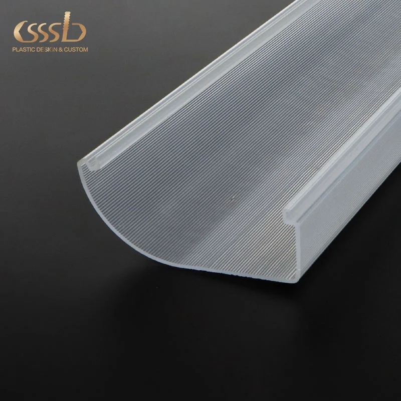 Custom acrylic polycarbonate plastic lighting cover profiles