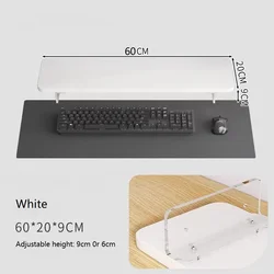 Storage Double Monitor Laptop Stand Adjustable Riser Desk Computer Monitor stand desk Tv Shelf Riser