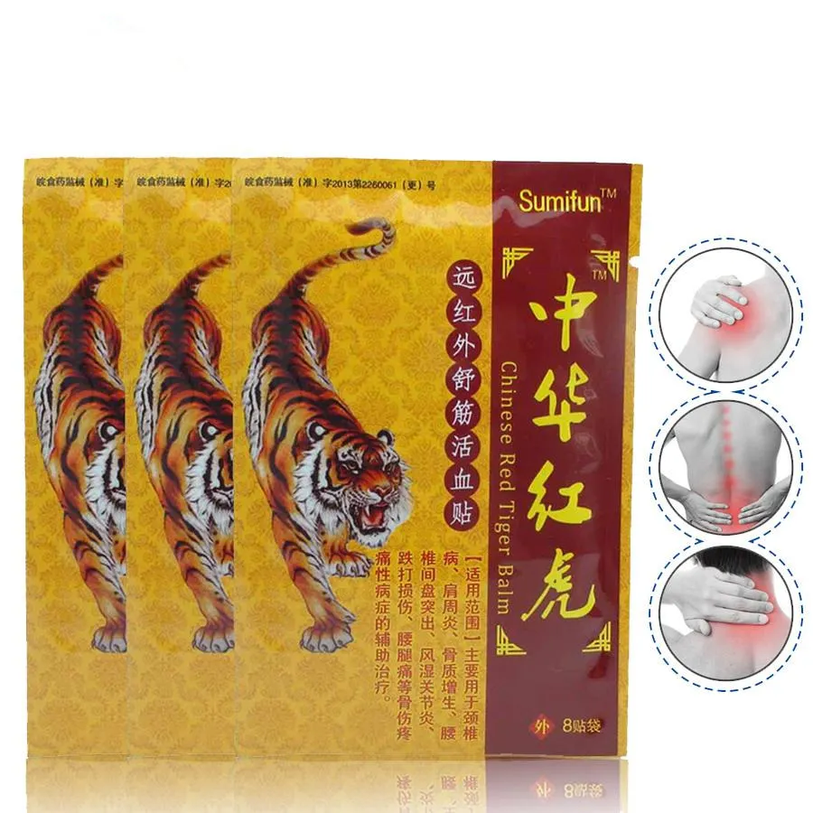 Hot Sale Pain Patch Chinese Plaster Tiger Balm Plaster 7x10 CM Breathable Knee Joint Pain Relief Body Massage Heath Care