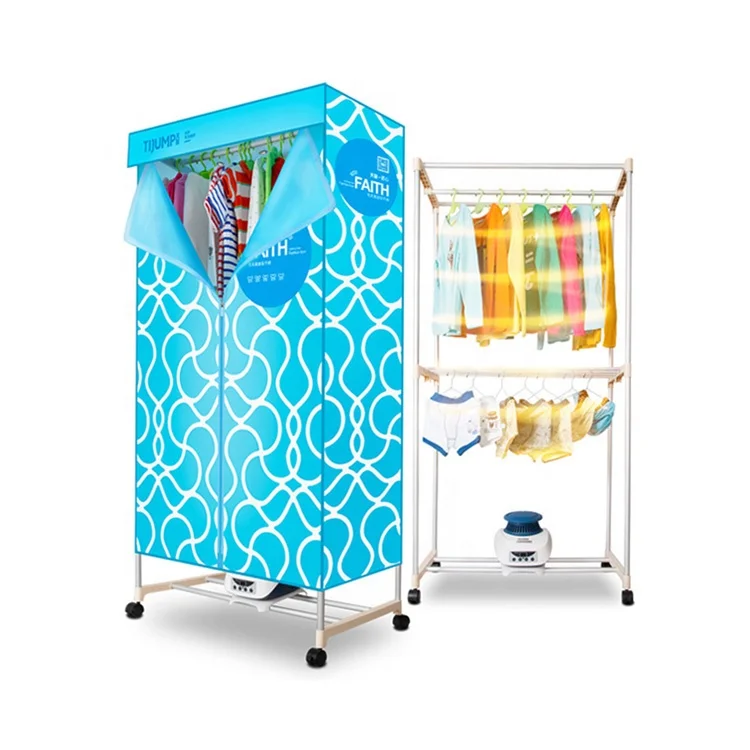 Китайская Фабрика синий 2 слоя Электрический блендер из нержавеющей стали большой мощности 1200W Ванна 15 кг ptc сушилка для белья