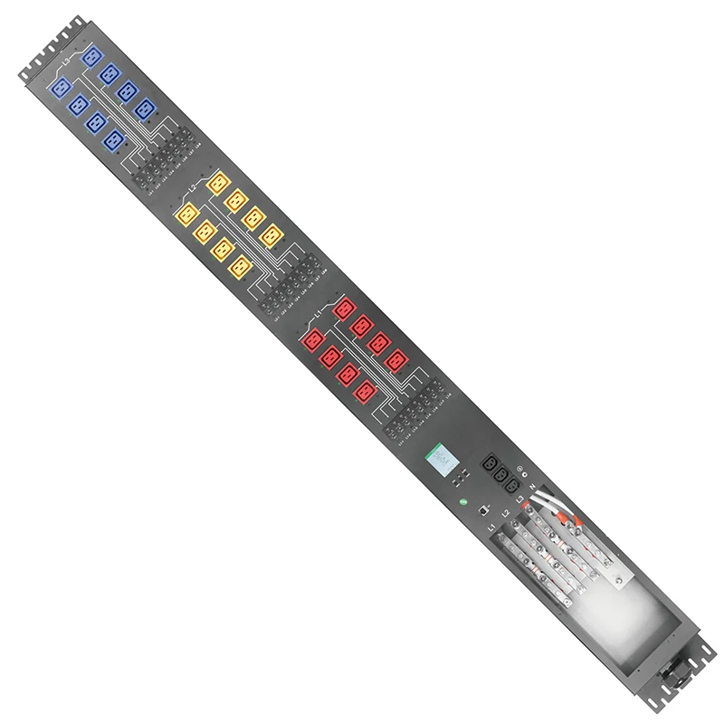 Customable Orient 24 Ports C19 140A MAX Red Yellow Blue Ports Intelligent PDU for Rack Data Center