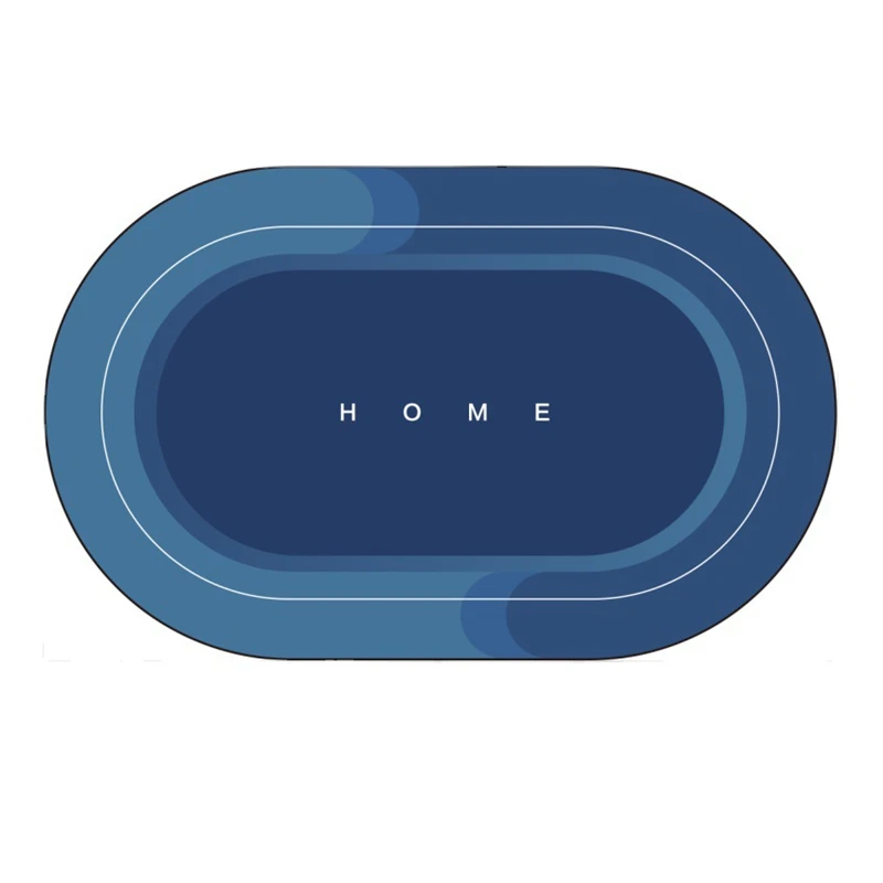 toilet Non Slip quick dry Water Absorbent Rugs Rubber Door Mats Diatom Mud Bathroom Floor Mat Anti Slip soft Diatomite Bath Mat
