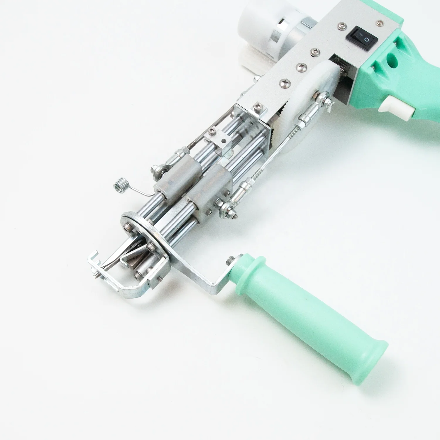 2 in 1 Tufting Gun with Cut Pile and loop Pile Rug Carpet Making Machine Green color