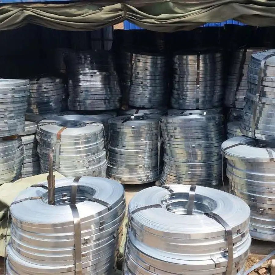 DX53D DX54D DX55D 20 gauge Z40 galvanized strip coil lightning strips grounding strip