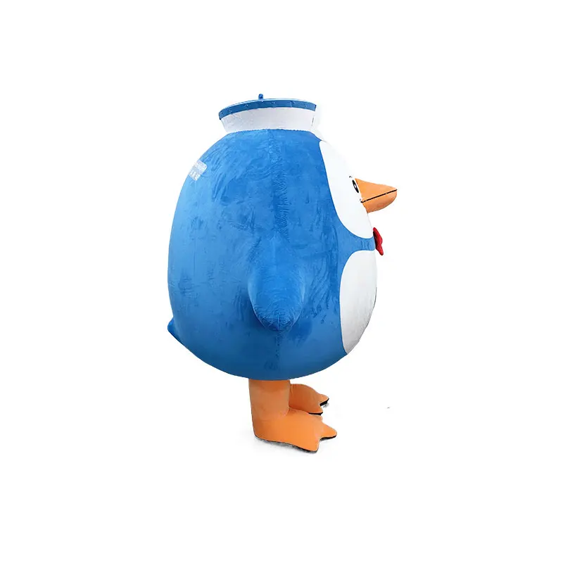 Kinqee MOQ 1 PC custom Cosplay blue penguin Mascot Costume Anime Cartoon Character mascot costume