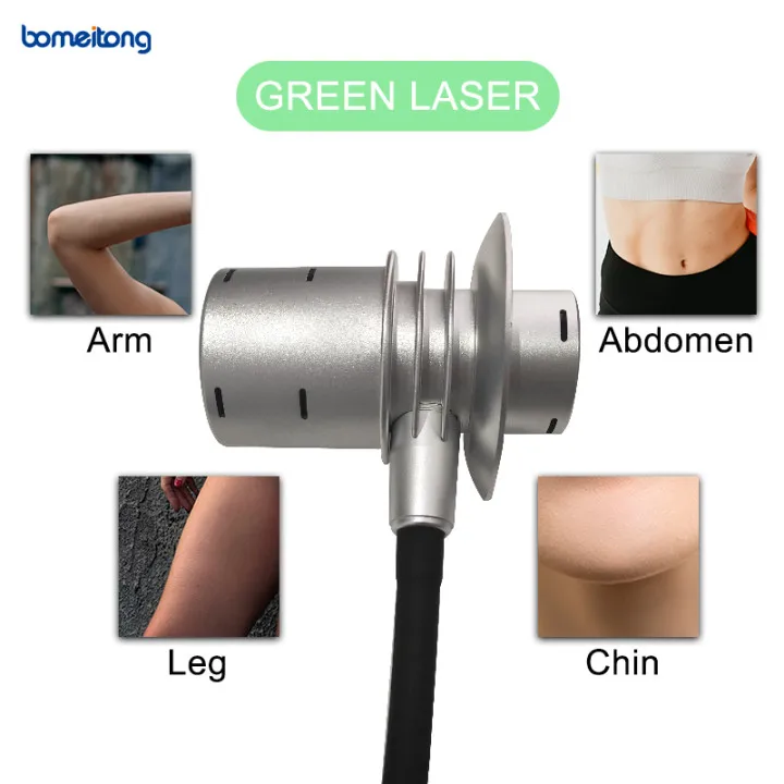 Body slimming fat removal 160mw 6 en 1 cryo cold 6d lipo laser light green ems lipolysis profesional slimming machine lipolaser