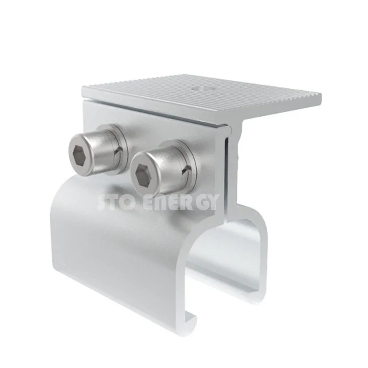Professional Supplier Aluminum solar panel roof mount clip lock standing seam metal roof S5 U clamp metal roof clamps