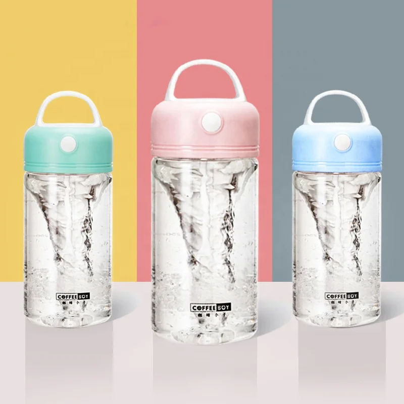 Wholesale 12OZ Glass Gym Baby Electric Self Mixing Stirring Coffee Milk Formula Protein Blender Shaker Bottle